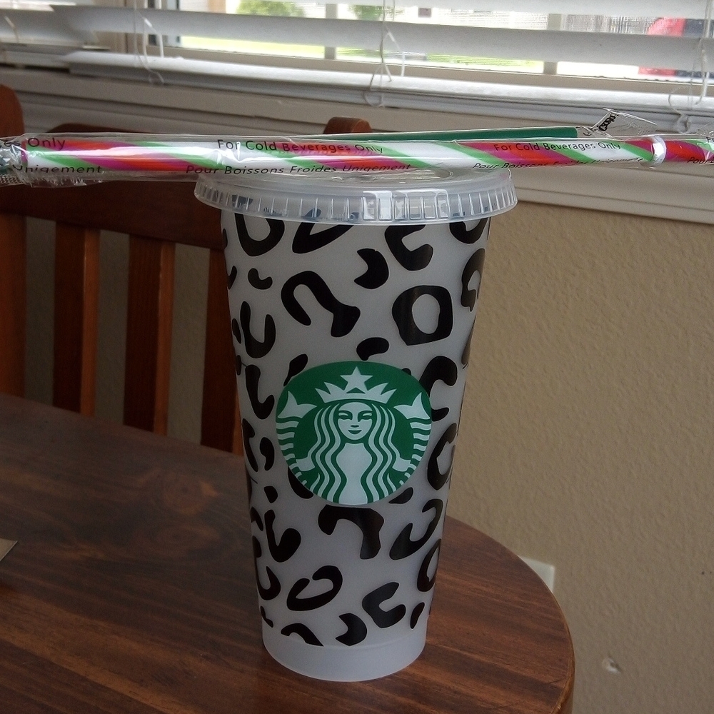 Starbucks cheetah cup